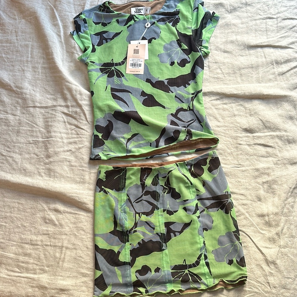 Tiger Mist floral two piece set